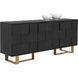 Lars 79 X 18.5 inch Espresso / Antique Brass Sideboard